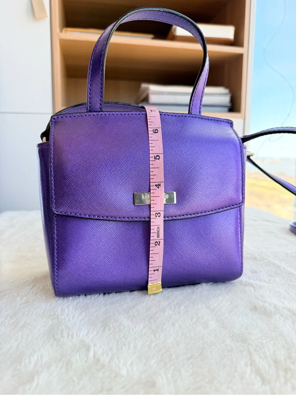 Kate Spade Laurel Way Purple Leather Small Purse